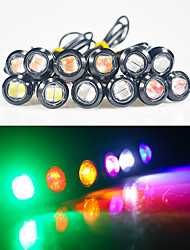 cheap -2pcs New Car styling 18mm 5630 LED DRL Eagle Eye Daytime Runing Lights Warning Fog lights with Parking signal