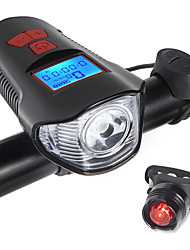 cheap -LED Bike Light Front Bike Light Rear Bike Tail Light Bike Horn Light LED Bicycle Cycling Waterproof Portable LED Rechargeable Li-Ion Battery 800 lm Natural White Everyday Use Cycling / Bike / 120