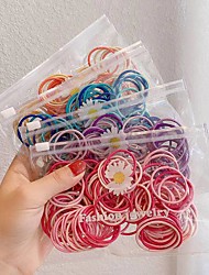 cheap -Kids Baby Girls&#039; Version Of Children&#039;s Hair Bands, Little Girls, Hair Rope Tying Hair Towel Ring, Baby Does Not Hurt Hair, Head Rope Rubber Band Hair Accessories