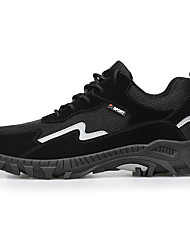 cheap -Unisex Trainers Athletic Shoes Sneakers Safety Shoes Classic Chinoiserie Office &amp; Career Safety Shoes Suede Tissage Volant Breathable Non-slipping Wear Proof Booties / Ankle Boots Black and White