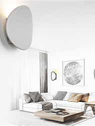 cheap -LED Wall Light Bedside Light Black White Modern Nordic Style Flush Mount Living Room Aluminum Wall Light Generic