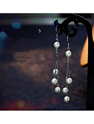 cheap -Drop Earrings For Women&#039;s Pearl Anniversary Party Evening Date Copper Geometrical Fashion