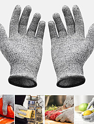 cheap -5 Grade Safety Cut-Resistant Gloves Grey Anti-cut Garden Work Handguard Tools Multifunction