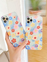 cheap -Phone Case For Apple Back Cover iPhone 12 iPhone 12 Pro Max iPhone 12 Pro Shockproof Dustproof Pattern Flower TPU
