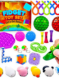 cheap -Sensory Fidget Toys Pack for Boy Girl - Fidgetget Toy Box Set Cheap Fidgets Anxiety Relief Mochi Squishy Fidget Toy Bundle for Autistic ADHD Party Gift Adult Christmas Boy Girl Ages 5 6 7 8 9 10 11+
