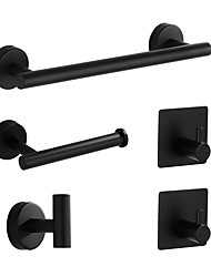 cheap -Single Wall Mounted Bathroom Accessory Set,Towel Bar Toilet Paper Holder New Design Creative Contemporary Modern Stainless Steel Bathroom