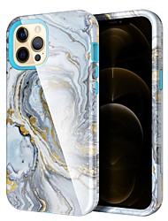 cheap -Phone Case For Apple Back Cover iPhone 12 iPhone 12 Pro Max iPhone 12 Pro Shockproof Dustproof Marble TPU