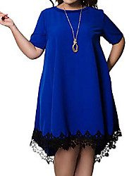 plus royal blue dress