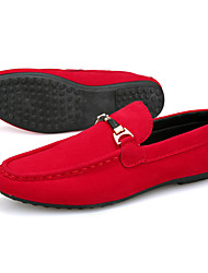 cheap -Men&#039;s Loafers &amp; Slip-Ons Suede Shoes Driving Loafers Business Classic Daily Office &amp; Career Black Red Blue Spring Summer