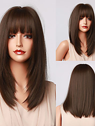 layered wigs with bangs