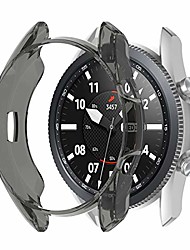 cheap -disscool tpu case cover for samsung galaxy watch 3 41mm(sm-r850), soft anti drop tpu protective case cover skin for samsung galaxy watch 3 41mm(sm-r850) (black)