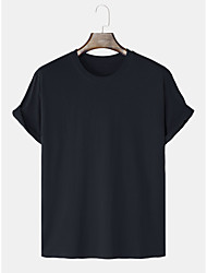 cheap -men&#039;s basic hipster longline drop tail t-shirts 2xl black