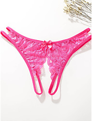 cheap -Women&#039;s Lace G-strings &amp; Thongs Panties Micro-elastic Low Waist Nylon 1 PC Blue One-Size