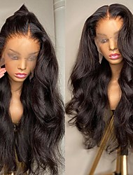 cheap -Body Wave 13x4 Lace Front Human Hair Wigs Pre Plucked With Baby Hair Brazilian 150%/180% Lace Front Wigs For Black Women Glueless Wig with Natural Hairline