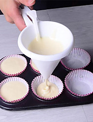 cheap -Cream Cake Pancakes Muffin Funnel Tools Kitchen Adjustable Frosting Candy Funnel Chocolate Pastry Mold Dough Dispenser