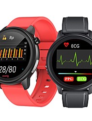 cheap -KUPENG E80 Smart Watch 1.3 inch Smartwatch Fitness Running Watch Bluetooth Pedometer Activity Tracker Sleep Tracker Compatible with Android iOS Women Men Long Standby Camera Control Anti-lost IP68