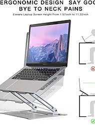 cheap -Adjustable Laptop Stand Folding Portable for Notebook MacBook Computer Bracket Lifting Cooling Holder Non-slip