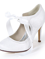 ribbon tie wedding shoes