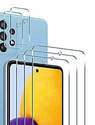 cheap -Phone Screen Protector For Samsung Galaxy S22 Ultra S21 Plus S20 Fe Note 20 Ultra Tempered Glass 3 pcs High Definition (HD) Scratch Proof Front Screen Protector Phone Accessory