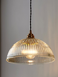 cheap -LED Pendant Light Industrial Glass Kitchen Island Light Bedside Light 20cm 25cm 30cm Single Design Electroplated Modern Nordic Style 110-240 V