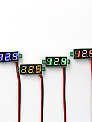 cheap -3pcs Mini Digital Voltmeter Voltage Meter 0.28 Inch 2.4V-30 LED Display Electronic Accessories Digital Voltmeter