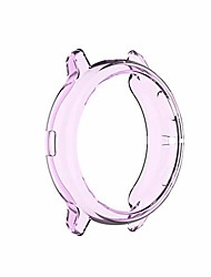 cheap -for samsung galaxy watch active2 44mm case, jkred soft ultra-light crystal clear tpu protective case cover shock-proof shell for samsung galaxy watch active2 (44mm) smartwatch (purple)