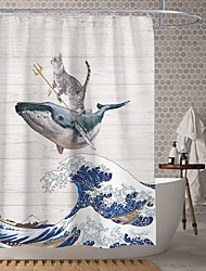 cheap -Waterproof Fabric Shower Curtain Bathroom Decoration and Modern and Classic Theme.The Design is Beautiful and DurableWhich makes Your Home More Beautiful.