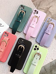 cheap -Phone Case For Apple Back Cover iPhone 12 Pro Max 11 SE 2020 X XR XS Max 8 7 Shockproof Dustproof Solid Colored Silicone
