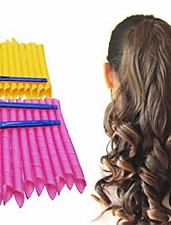 cheap -20PCS Magic Hair Curlers Curls Styling Kit DIY No Heat Hair Curlers for Extra Long Hair up to 22 (55 cm)