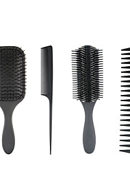 cheap -Air Cushion Massage Comb Men&#039;s Oil Head Nine-row Comb Wide-Tooth Hairdressing Tip-tail Comb Four-piece Set