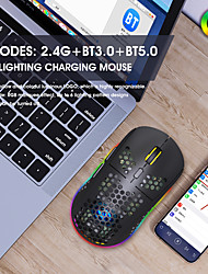 cheap -LITBest T90 Wireless Bluetooth / Wireless 2.4G Gaming Mouse / Ergonomic Mouse RGB Light 3600 dpi 4 Adjustable DPI Levels 6 pcs Keys