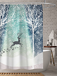 cheap -Waterproof Fabric Shower Curtain Bathroom Decoration and Modern and Classic Theme.The Design is Beautiful and DurableWhich makes Your Home More Beautiful.
