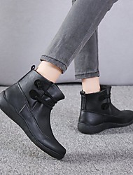 cheap -ankle booties boots hessimy women&amp;amp; #39;s arch support boots with side zipper ankle boots leather comfortable damping shoes platform wedge booties