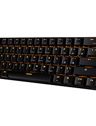 cheap -RK ROYAL KLUDGE RK61 Wireless Bluetooth USB Wired Dual Mode Mechanical Keyboard Gaming Keyboard RK Switches Mini Size Rechargeable Monochromatic Backlit / Yellow Backlit 61 pcs Keys