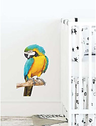 cheap -Children&#039;s parrot pattern wall sticker Bedroom Living Room TV Wall Art Decor