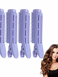 cheap -Hair Root Clips Volumizing Clips Natural Fluffy Hair Clips Curly Hair Styling Tool Rollers For All Hair Types Lengths Lightweight And Easy To Carry Not Hurt Hair 4 PCS Purple