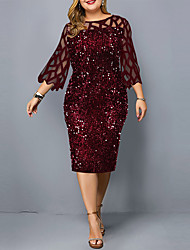 Plus Size Sequin Dress - Lightinthebox.com
