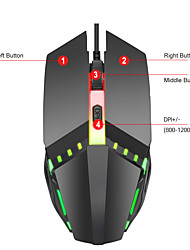 cheap -LITBest S200 Wired USB Gaming Mouse / Ergonomic Mouse 1600 dpi 3 Adjustable DPI Levels 4 pcs Keys