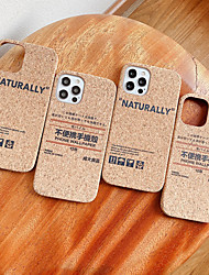 cheap -Phone Case For Apple Back Cover iPhone 12 Pro Max 11 SE 2020 X XR XS Max 8 7 Shockproof Dustproof Wood Grain TPU