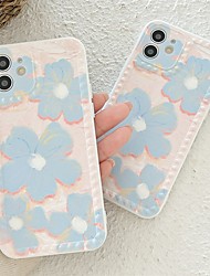 cheap -Phone Case For Apple Back Cover iPhone 13 12 Pro Max 11 SE 2020 X XR XS Max 8 7 Shockproof Dustproof Flower TPU