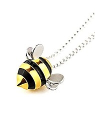 cheap -project honey bees - adopt a bee necklace, 925 sterling silver bee necklace jewelry gift for women