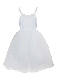 cheap -Kids Little Girls&#039; Dress Sundress Solid Colored Strap Dress Yellow Blushing Pink Army Green Cotton Knee-length Sleeveless Casual Cute Dresses Summer Regular Fit 3-10 Years
