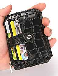 cheap -Crocodile pattern short zipper buckle coin wallet  pocket card holder Coin Changes Purse
