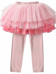 cheap -Kid&#039;s Girls&#039; Pants Pink gradient N / A Lace Tights