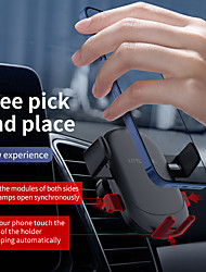 cheap -Phone Holder Stand Mount Car Air Vent Outlet Grille Car Holder Phone Holder Gravity Type Adjustable 360°Rotation Silicone ABS Phone Accessory iPhone 12 11 Pro Xs Xs Max Xr X 8 Samsung Glaxy S21 S20
