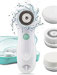 cheap -Touchbeauty AG-0759A Electric Facial Cleansing Brush Set Waterproof with 3 Face Brush Attachments Nylon &amp;amp; Silicone in Travel Case 2 Speed Levels Gentle Exfoliation