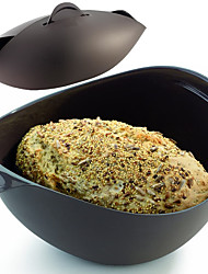 cheap -Food Grade Silicone Bread Maker Multifunction Silicon Cake Bread Mold Steamer Salad Bowl