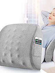 cheap -Soft Memory Foam Lumber Support Back Massager Pillow Back Massager Waist Cushion for Car Chair Home Office Relieve Pain