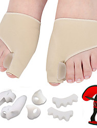cheap -9 Piecse/Set Soft Silicone Gel Toe Separator Hallux Valgus Bunion Spacers 0verlapping Toes Corrector Bunion Corrector Kit