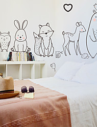 cheap -Cartoon Wall Stickers Bedroom / Kids Room &amp;amp; kindergarten, Removable PVC Home Decoration Wall Decal 1pc